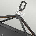 Бра в черном цвете с двумя лампами в форме свечи и стеклянными элементами Hinkley варинант исполнения - 2 | Loft Concept в Грозном