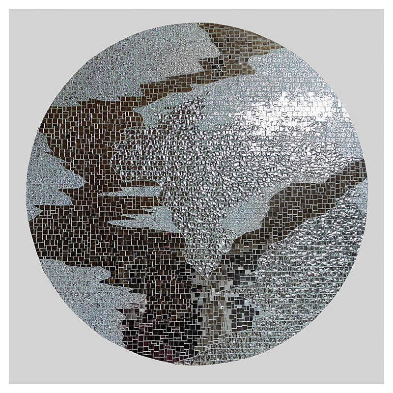 Панно «Moon light» Серый Зеркало в Грозном | Loft Concept 