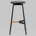 Черный барный стул Knopper варинант исполнения - 2 | Loft Concept в Грозном