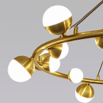 Люстра подвесная светодиодная с плафонами в форме шара Italian Globe Cedar Moss Light варинант исполнения - 3 | Loft Concept в Грозном