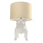 Настольная лампа COLLECTION OF DOGS с абажуром Бульдог варинант исполнения - 2 | Loft Concept в Грозном