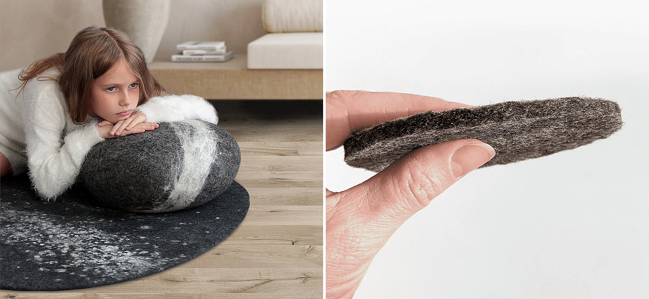Ковер из Шерсти KATSU "MILKY WAY" Ковер из Шерсти KATSU "MILKY WAY" - Loft-Concept в Грозном