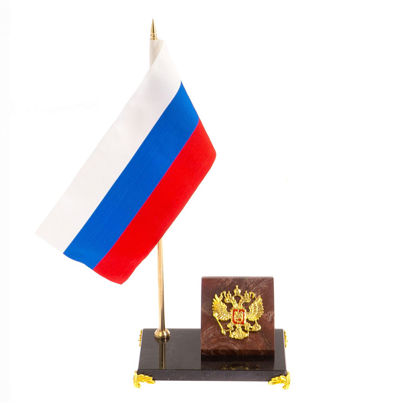 Флагшток с гербом России на подставке из натурального камня лемезит Stone Flagpole Лемезит Красный Белый Синий Флагшток с гербом России на подставке из натурального камня лемезит Stone Flagpole Лемезит Красный Белый Синий в Грозном | Loft Concept