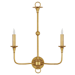 Бра настенное золотого цвета в форме подсвечника Graceful Smoothness варинант исполнения - 3 | Loft Concept в Грозном
