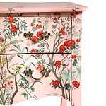 Комод розовый с росписью Цветы L.XV CHEST OF DRAWERS Flowers варинант исполнения - 3 | Loft Concept в Грозном