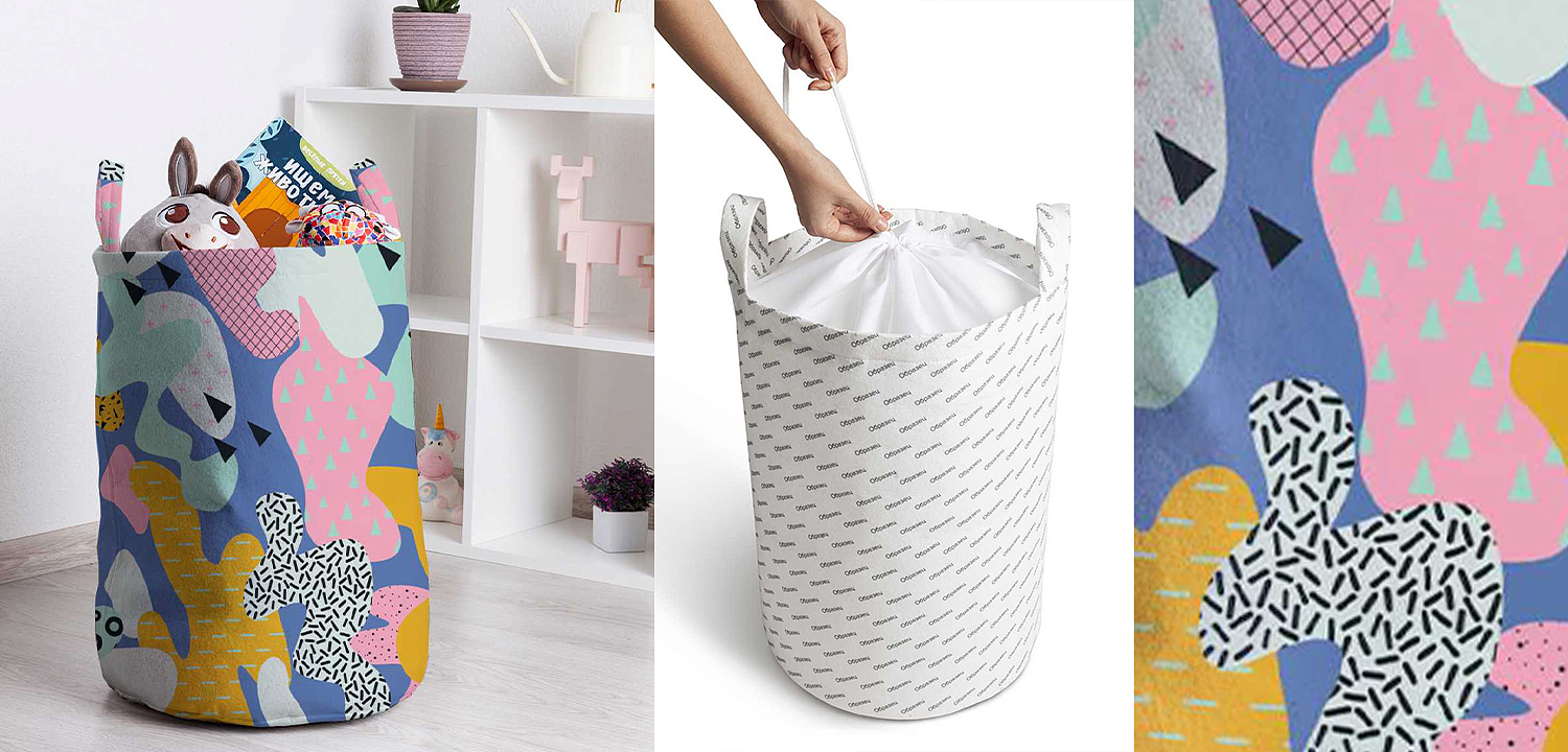 Корзина Pastel Abstraction Basket Корзина Pastel Abstraction Basket - Loft-Concept в Грозном