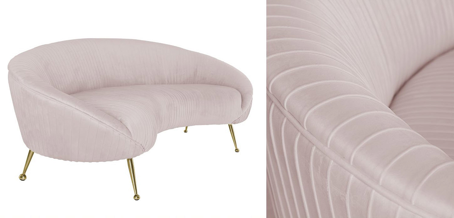 Диван Pebernat Lounge Sofa light pink Диван Pebernat Lounge Sofa light pink - Loft-Concept в Грозном