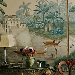 Обои ручная роспись River Scenes of Bengal Kolkata варинант исполнения - 5 | Loft Concept в Грозном