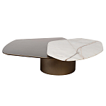 Столик журнальный Promontory с мрамором варинант исполнения - 6 | Loft Concept в Грозном