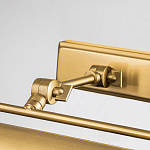 Светильник для картин цвета состаренная латунь с широким плафоном на прямоугольном основании Elstead Lighting варинант исполнения - 9 | Loft Concept в Грозном