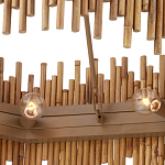 Люстра с абажуром из ротанга Wicker Furniture варинант исполнения - 2 | Loft Concept в Грозном