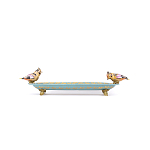 Блюдо фарфоровое Экзотические птички Vivole варинант исполнения - 2 | Loft Concept в Грозном