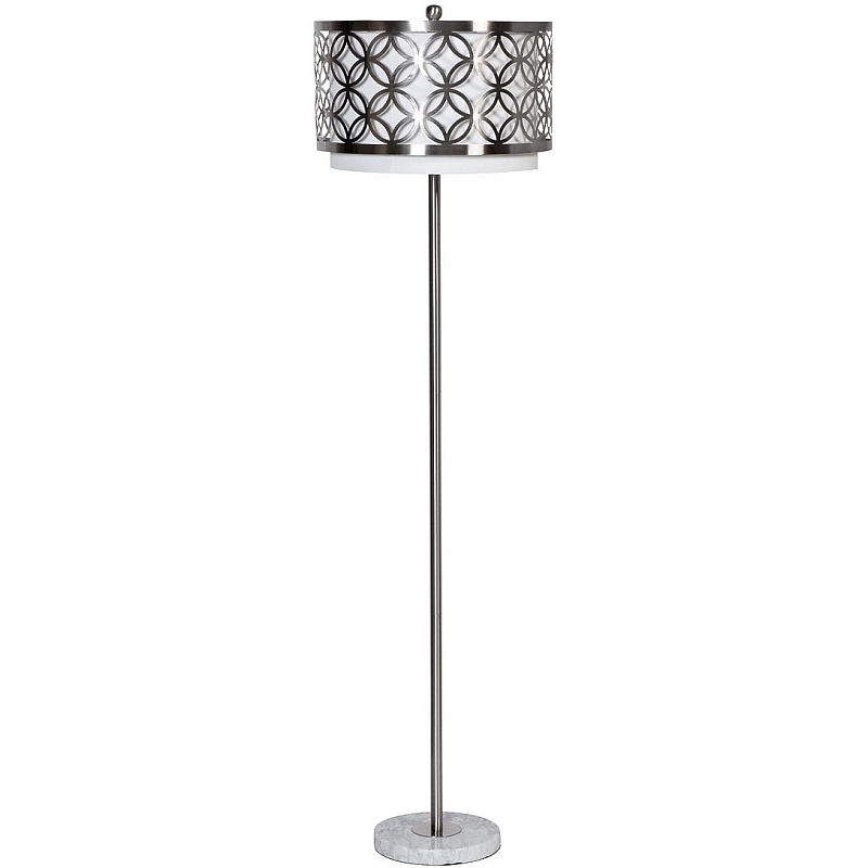 Торшер Geometric ceiling light Белый Серебристый Торшер Geometric ceiling light Белый Серебристый в Грозном | Loft Concept