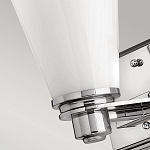 Бра для ванных комнат с белыми стеклянными конусными плафонами Hinkley варинант исполнения - 8 | Loft Concept в Грозном