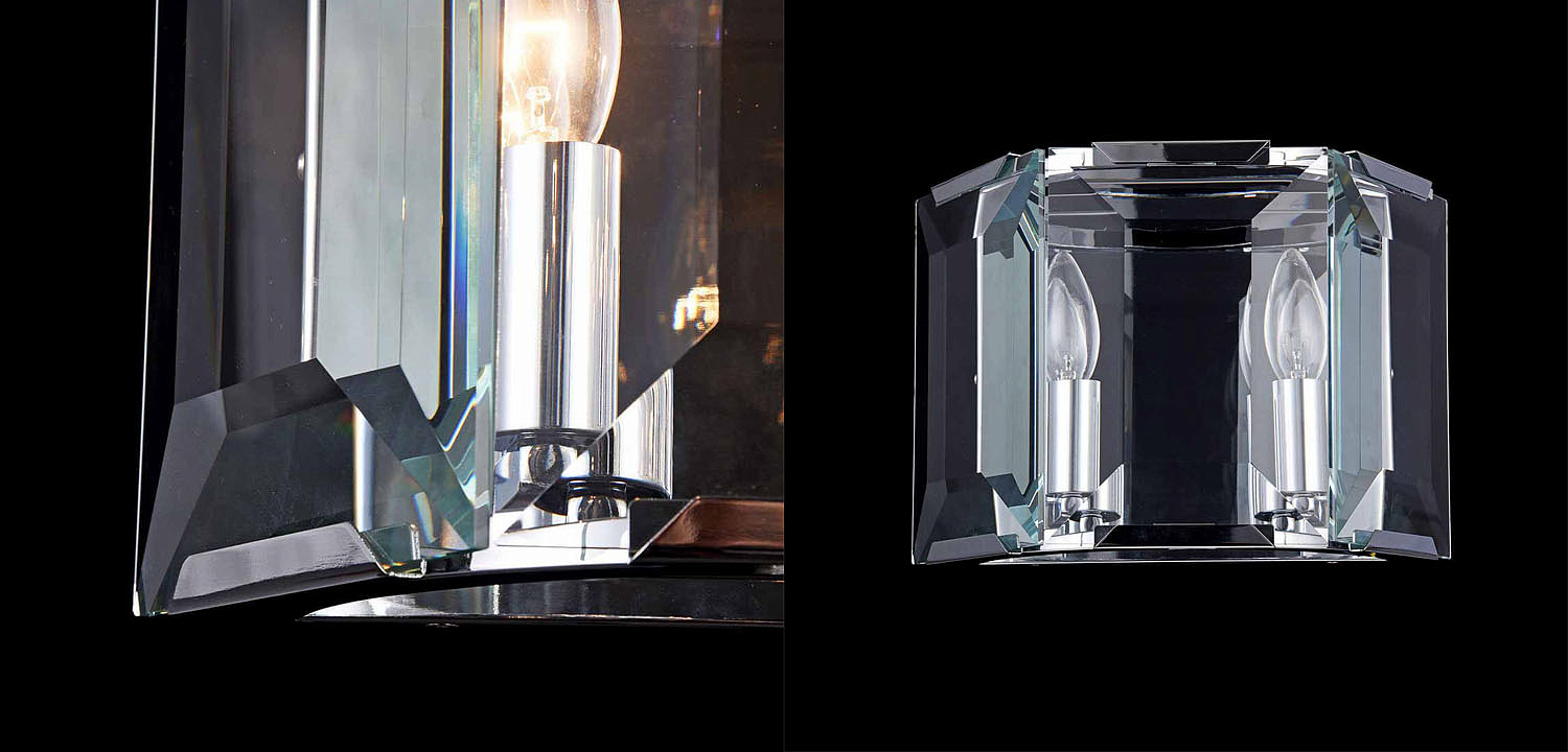 Бра Lari Harlow Crystal Round chrome Бра Lari Harlow Crystal Round chrome - Loft-Concept в Грозном