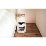 Керамический столик с деревянной столешницей "Пешка" варинант исполнения - 1 | Loft Concept в Грозном