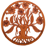 Панно из дерева Foliage Panel With Trees варинант исполнения - 1 | Loft Concept в Грозном