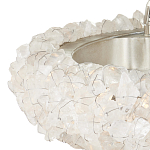 Люстра светодиодная фактурная в форме кольца Amber Crystal варинант исполнения - 2 | Loft Concept в Грозном