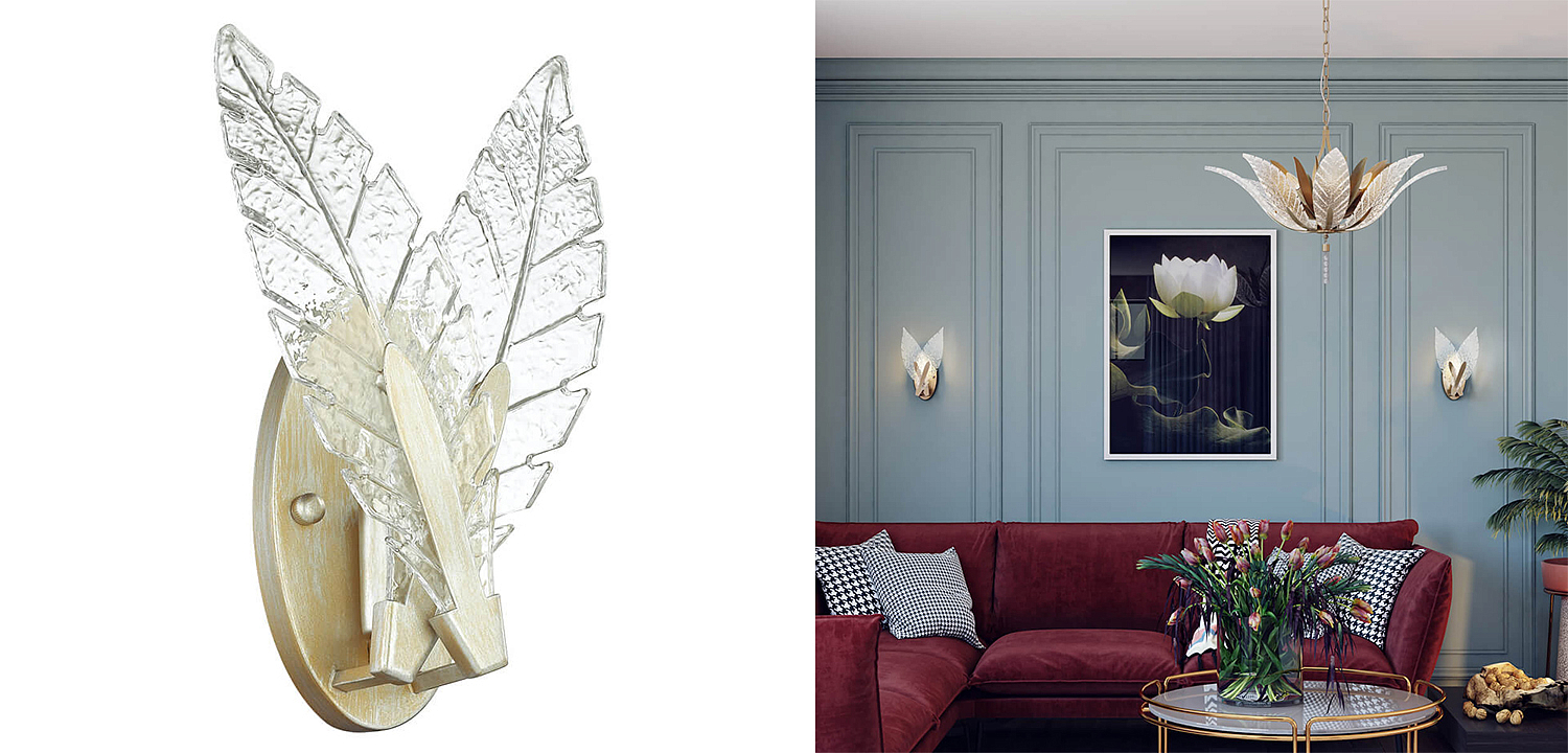 Бра Glass Petals Sconce Бра Glass Petals Sconce - Loft-Concept в Грозном