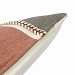 Подушка декоративная с геометрическим узором и плетенными вставками Divine Abstractions варинант исполнения - 3 | Loft Concept в Грозном