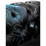 Кресло "Баския и Уорхол" Basquiat Warhol graffiti chair натуральная кожа варинант исполнения - 8 | Loft Concept в Грозном