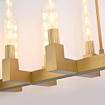 Люстра CANELLE Linear Chandelier 12 Modern Brass варинант исполнения - 3 | Loft Concept в Грозном