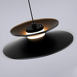 Подвесной светильник черного цвета из металла Obsidian Touch варинант исполнения - 4 | Loft Concept в Грозном