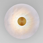 Бра светодиодный с мраморным рассеивателем латунь варинант исполнения - 1 | Loft Concept в Грозном