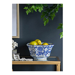 Чаша белая с синим цветочным узором Chino Dishes варинант исполнения - 4 | Loft Concept в Грозном