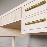 Большой Рабочий стол Primo с 5 выдвижными ящиками Светлый дуб варинант исполнения - 3 | Loft Concept в Грозном