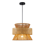 Подвесной светильник с абажуром из натуральных материалов Light Inside the Cell варинант исполнения - 2 | Loft Concept в Грозном