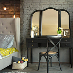 Туалетный столик Stylish Black варинант исполнения - 2 | Loft Concept в Грозном