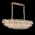 Люстра овальная с каскадом из подвесных прозрачных элементов Attractiveness варинант исполнения - 1 | Loft Concept в Грозном