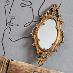 Зеркало настенное в ажурной раме бронзового цвета Classic Ornament Mirror варинант исполнения - 2 | Loft Concept в Грозном