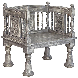 Деревянное кресло из массива манго Casco Grey Mango Chair