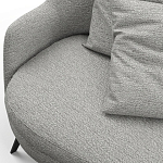 Мебельная ткань Шенилл серый цвет 138 см T4-29 варинант исполнения - 4 | Loft Concept в Грозном