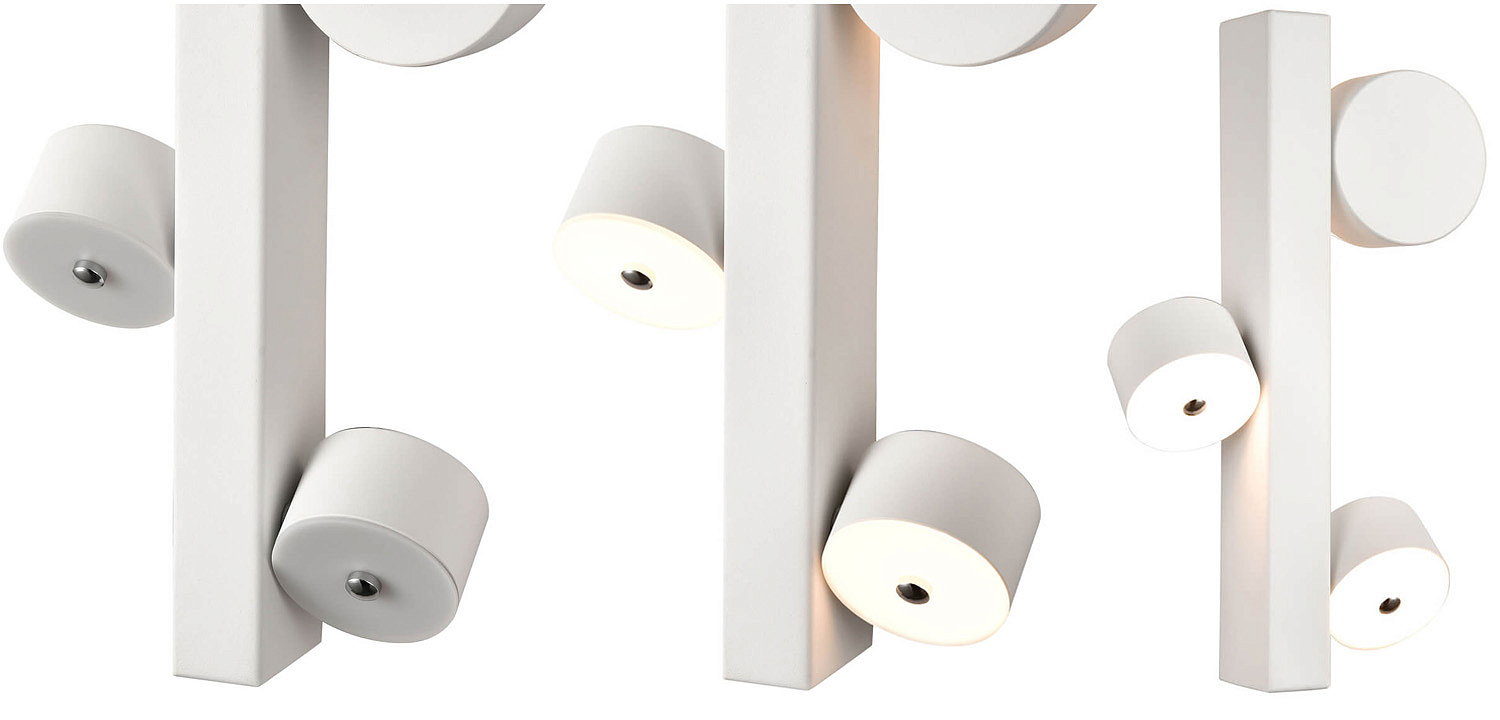 Бра Pohon White Circles Wall Lamp Бра Pohon White Circles Wall Lamp - Loft-Concept в Грозном