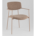 Стул Doe с подклокотниками коричневый варинант исполнения - 1 | Loft Concept в Грозном