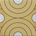 Дизайнерская плитка с узором Диски варинант исполнения - 2 | Loft Concept в Грозном