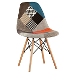 Стул с обивкой в технике пэчворк DSW варинант исполнения - 1 | Loft Concept в Грозном