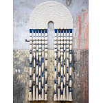 Настенное украшение из нитей Корона с кисточками Crown Wall Hanging варинант исполнения - 1 | Loft Concept в Грозном