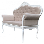 Диван в стиле прованс Montmartre Provence Sofa Beige White варинант исполнения - 2 | Loft Concept в Грозном
