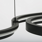 Люстра подвесная светодиодная в виде волнообразной ленты Ribbon Vortex варинант исполнения - 8 | Loft Concept в Грозном