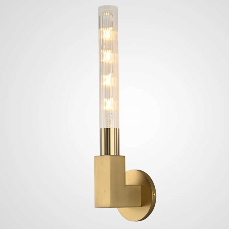 Бра CANNELLE wall lamp SINGLE Sconces Латунь в Грозном | Loft Concept 