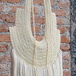 Аксессуар настенный в Эко стиле Белый wall decor White dress варинант исполнения - 1 | Loft Concept в Грозном