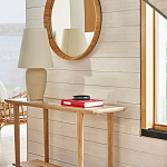 Зеркало круглое в раме из ротанга Wickerwork варинант исполнения - 5 | Loft Concept в Грозном