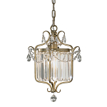 Люстра подвесная со стеклянными подвесками Feiss варинант исполнения - 1 | Loft Concept в Грозном