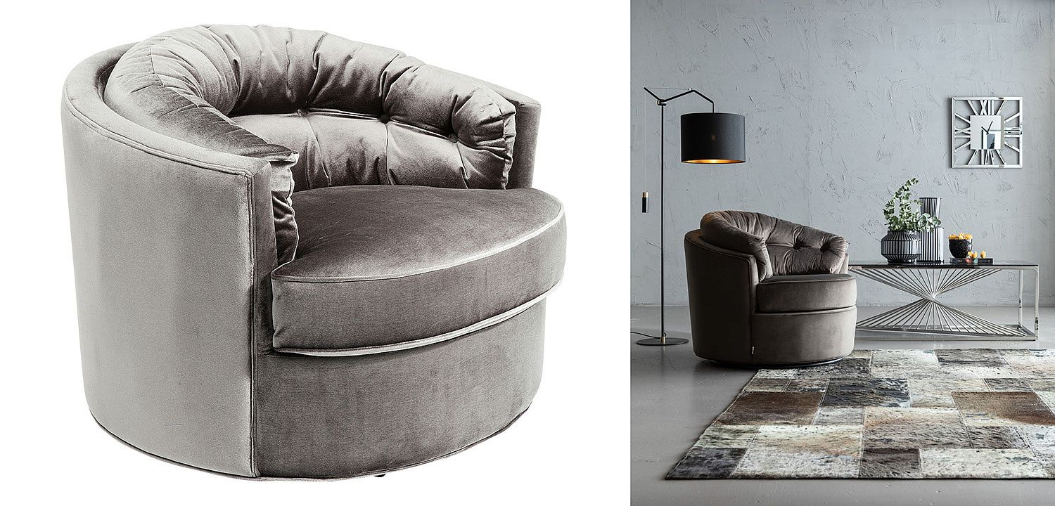 Кресло вращающееся Gray Delilah Кресло вращающееся Gray Delilah - Loft-Concept в Грозном