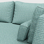 Мебельная ткань Шенилл бирюзовый цвет 142 см T4-61 варинант исполнения - 8 | Loft Concept в Грозном