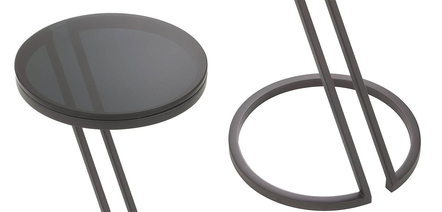 Приставной стол Eichholtz Side Table Falcone Black Приставной стол Eichholtz Side Table Falcone Black - Loft-Concept в Грозном